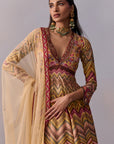 Kushnaz Anarkali Set