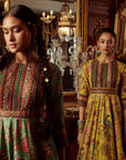 Bageecha Peacock Anarkali Set