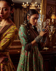 Bageecha Peacock Anarkali Set