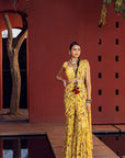 Aksa Pre-Draped Gharara Saree