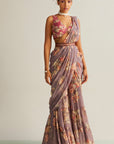 Aahana S Kumra in Kayra Pre-Draped Saree