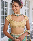 Frida Draped Saree Set