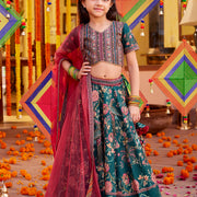 Bageecha Peacock Lehenga