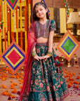 Bageecha Peacock Lehenga