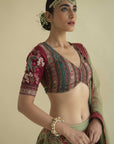 Bageecha Peacock Lehenga