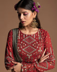 Amelia Gharara Set With Draped Dupatta