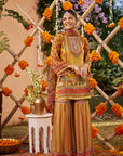 Siah Gharara Set