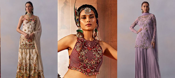 5 Must-Have Bridal Sharara Suits for a Regal Look