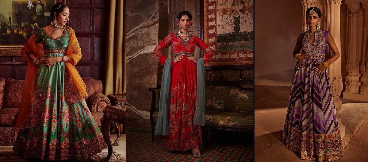 Color Guide: Choosing the Perfect Wedding Anarkali Suit for Day and Evening Events