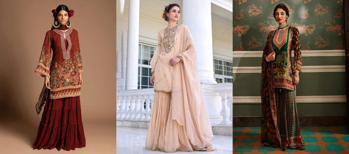How to Style a Wedding Gharara for Different Wedding Functions