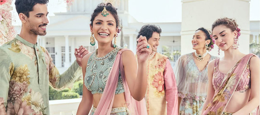 Traditional to Contemporary: Mehndi Dress Ideas for Every Style Kalista-Ind Traditional to Contemporary: Mehndi Dress Ideas for Every Style Kalista-Ind