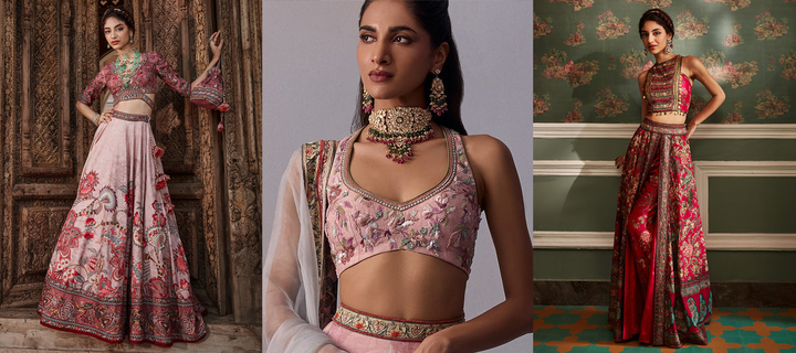 How to Transition Your Pink Lehenga from Day to Night