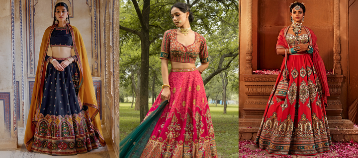 Bridal Lehenga Trends Among US Brides in 2025: Colors, Cuts & Fabrics