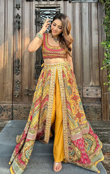 Isha Multani in Gulnar Lehenga Set