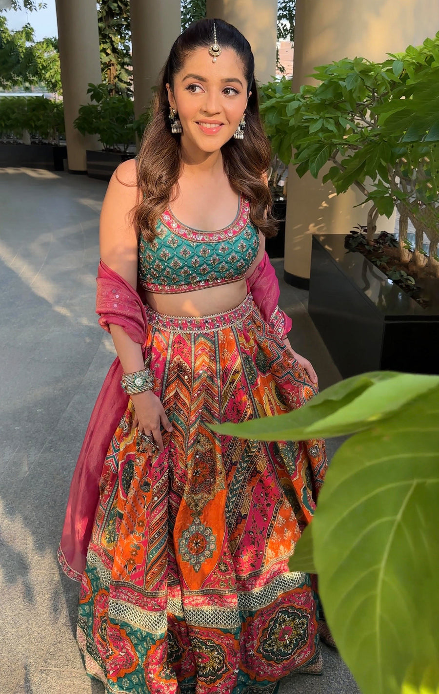 Isha Multani in Aadhya Lehenga Set