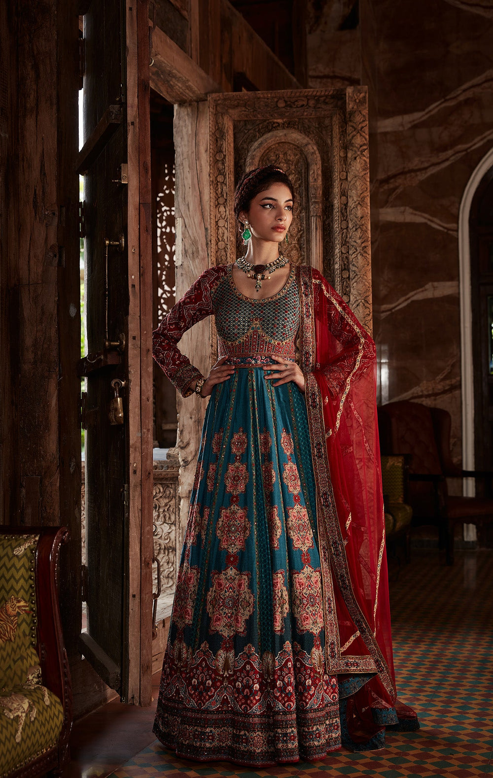 House of Misu in Samaira Anarkali Set