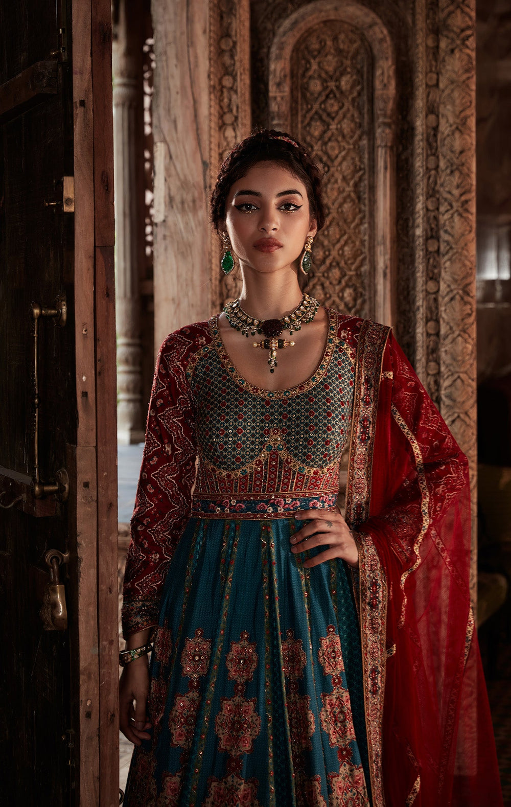 House of Misu in Samaira Anarkali Set