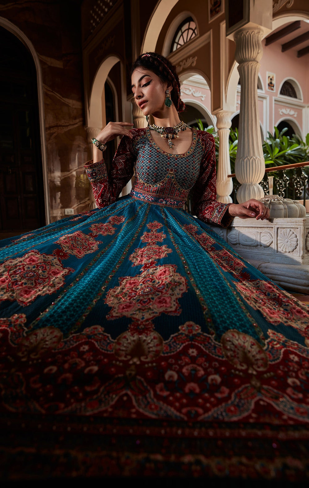 House of Misu in Samaira Anarkali Set