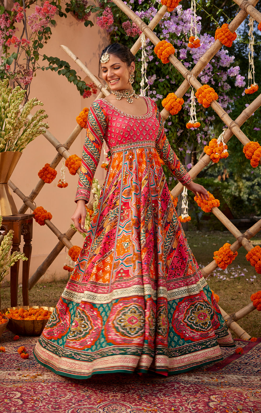 Adhaya Anarkali Set