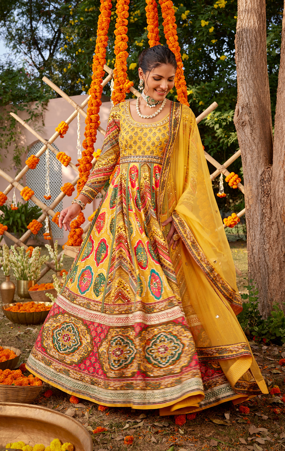 Adhaya Anarkali Set
