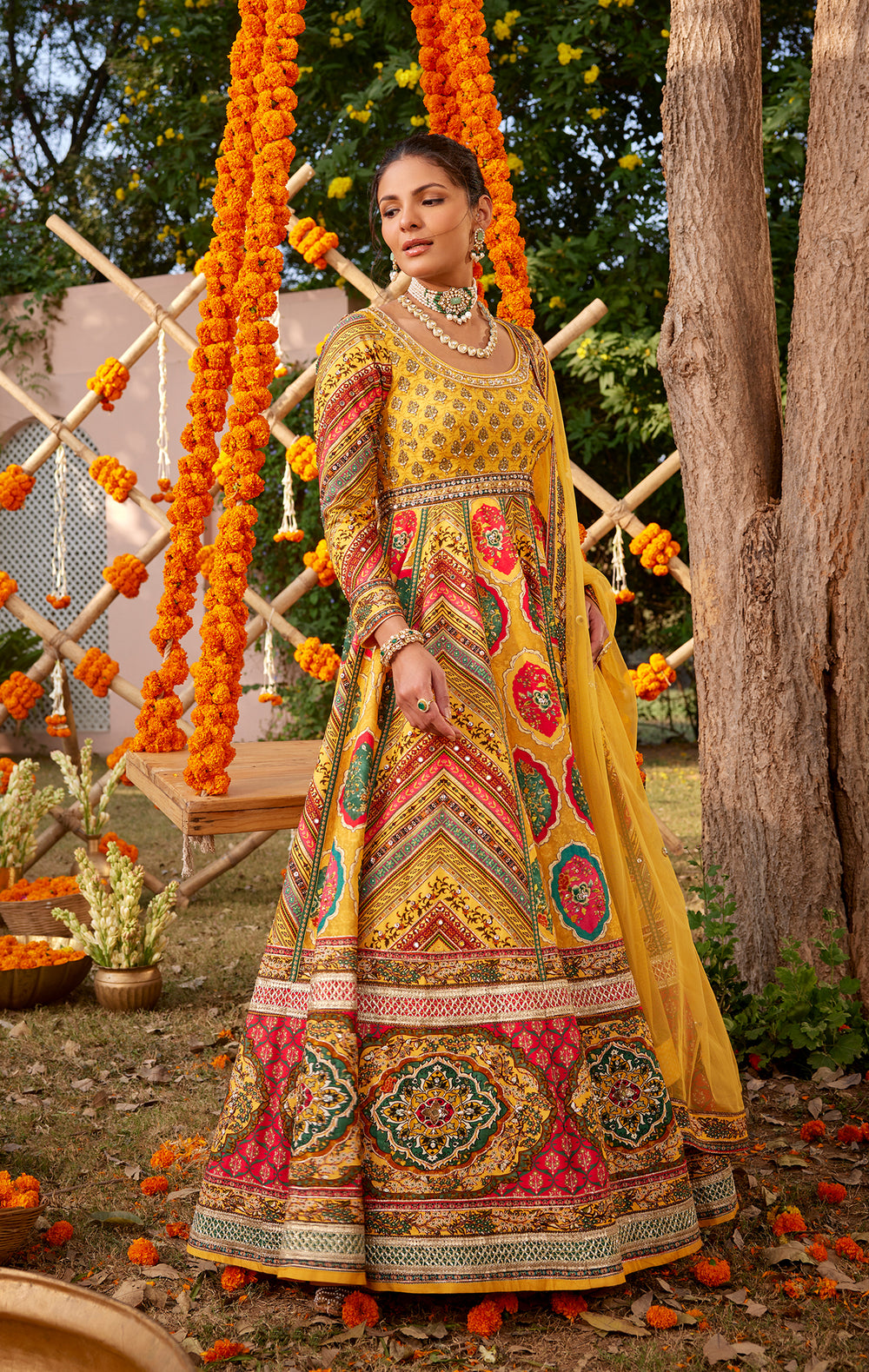 Adhaya Anarkali Set