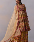 Kushnaz Anarkali Set
