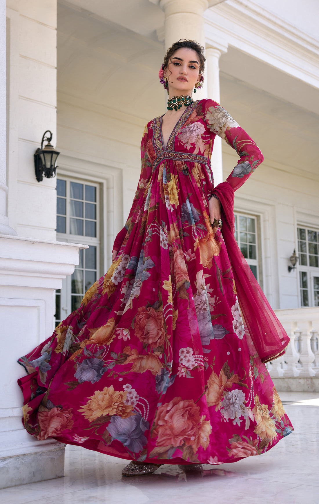 Color Guide: Choosing the Perfect Wedding Anarkali Suit for Day and Evening Events