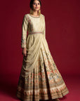 Amaira Gown Anarkali With Draped Dupatta