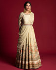 Amaira Gown Anarkali With Draped Dupatta