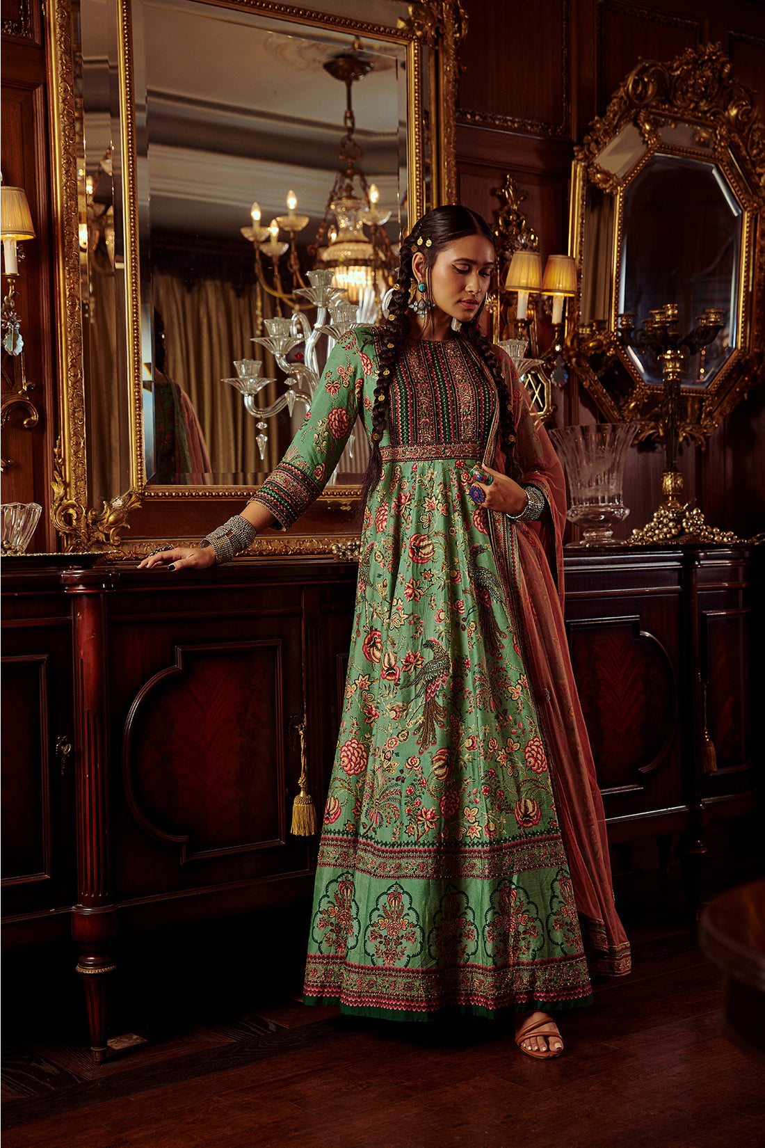If there's one silhouette that never fails a festive occasion , it's the Anarkali — and the anarkali on sale collection in this EOSS is a reminder of exactly why. Diwali dinners, Eid gatherings, family pujas, festive brunches — every single one of these moments has an Anarkali answer right here. Floor-sweeping drama, elegantly fitted cuts, bold colours, and refined embroidery — the anarkali on sale range has it all, at prices that make shopping two or three pieces feel like a completely rational decision. This end of season sale discount on Anarkalis is not something you'll find again anytime soon.