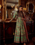 Bageecha Peacock Anarkali Set