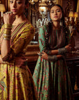 Bageecha Peacock Anarkali Set