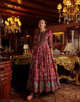 Bageecha Peacock Anarkali Set