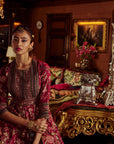 Bageecha Peacock Anarkali Set