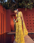 Aksa Pre-Draped Gharara Saree