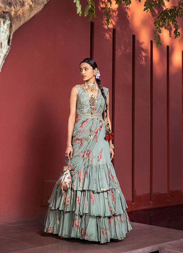 Anaisha Pre-Draped Lehenga Saree