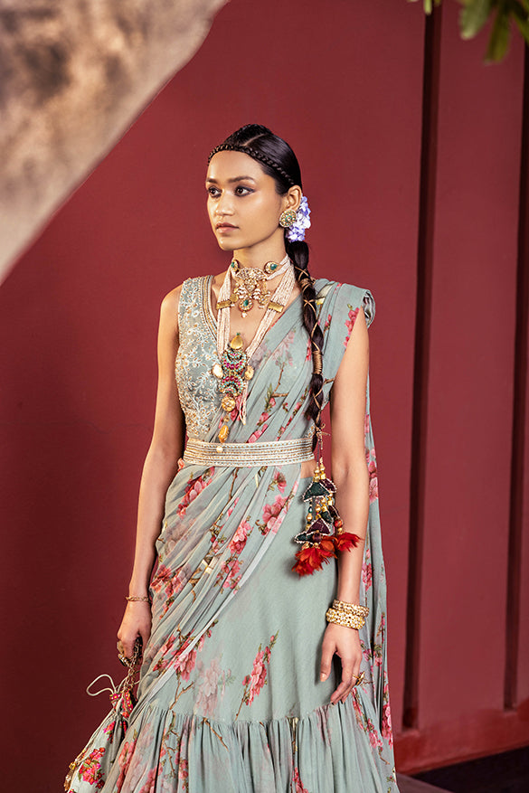 Anaisha Pre-Draped Lehenga Saree