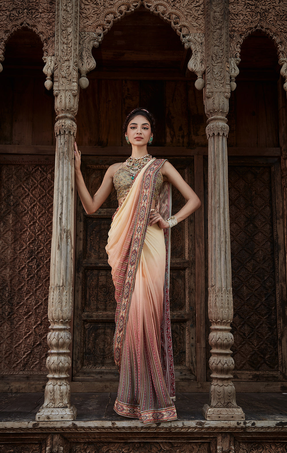 Shameen Pre-Draped Saree