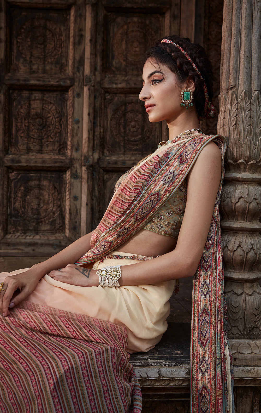 Shameen Pre-Draped Saree