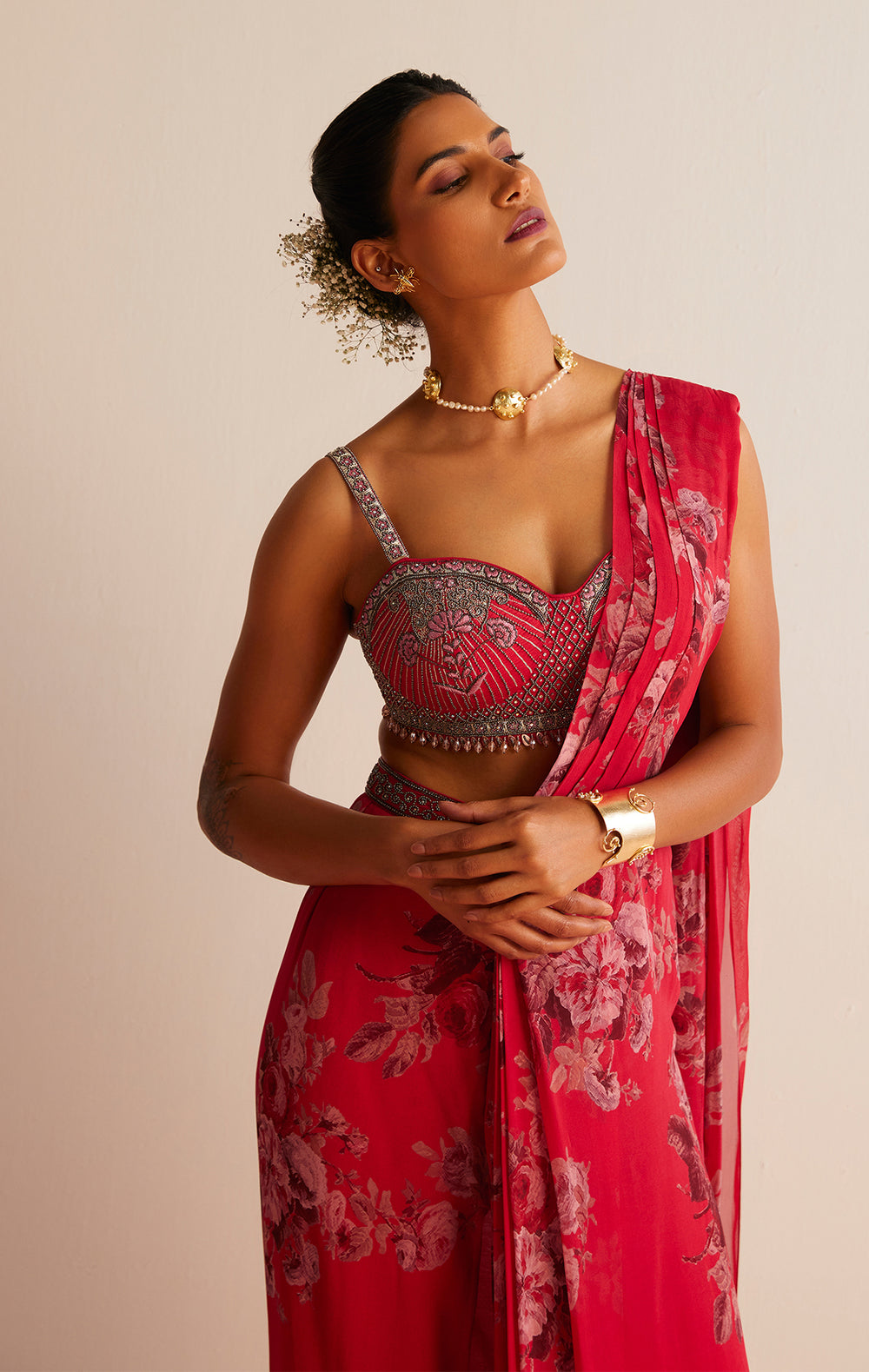 Rumi Pre-Draped Saree
