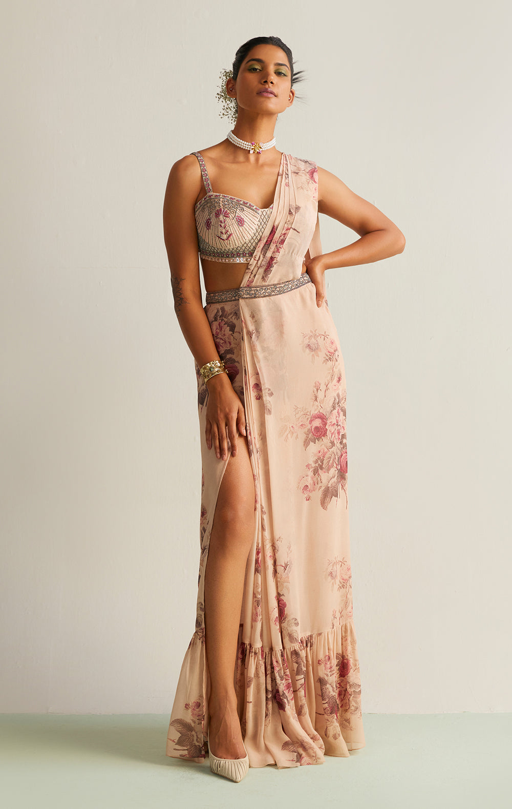 Rumi Pre-Draped Saree