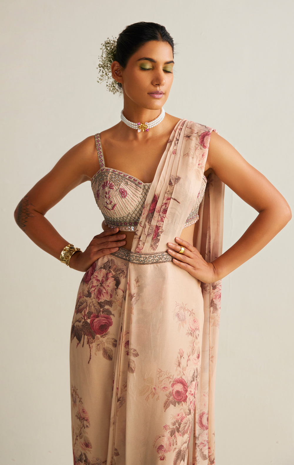 Rumi Pre-Draped Saree