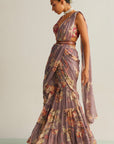 Aahana S Kumra in Kayra Pre-Draped Saree