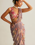 Aahana S Kumra in Kayra Pre-Draped Saree