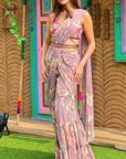 Aahana S Kumra in Kayra Pre-Draped Saree