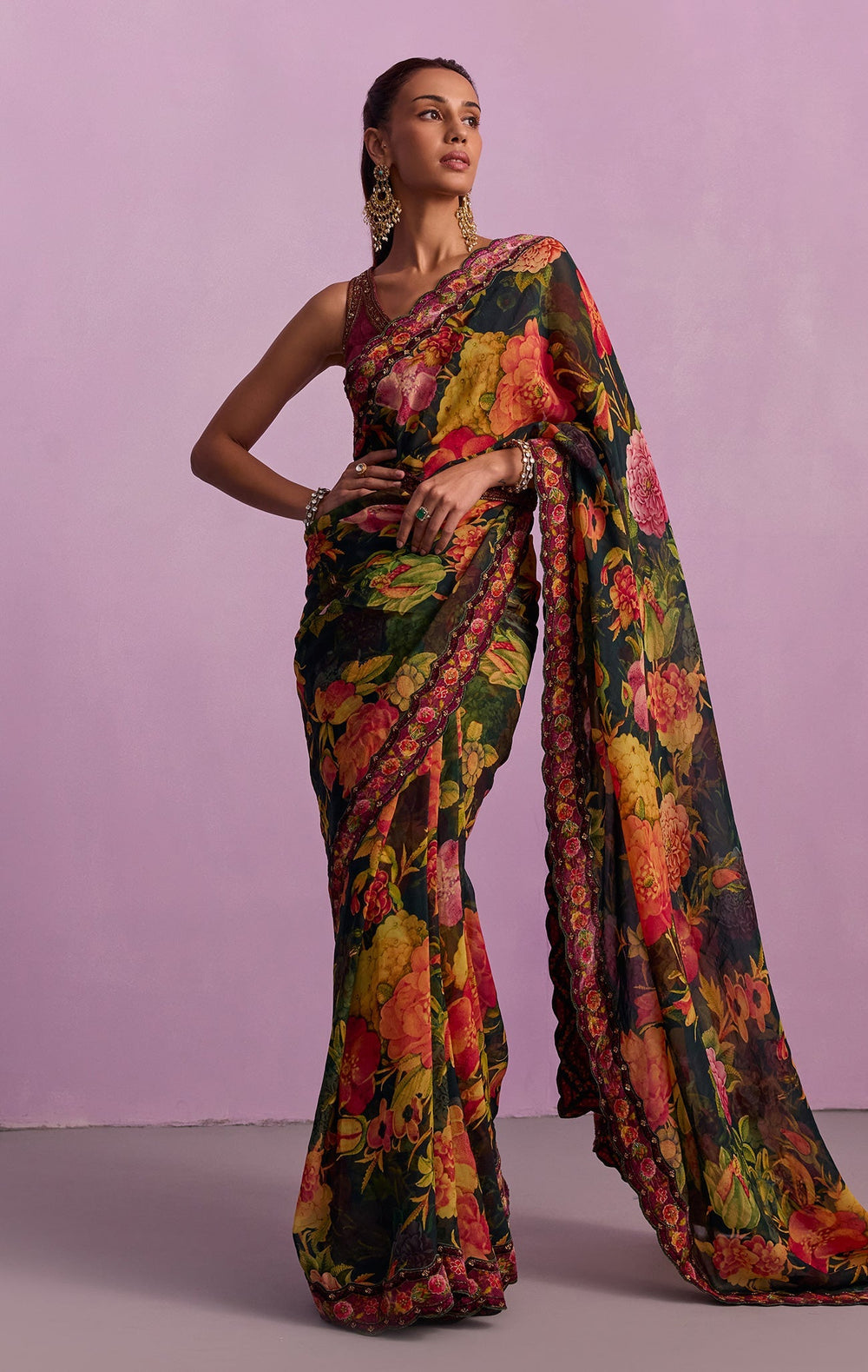 Hansika Motwani in Ruhie Saree