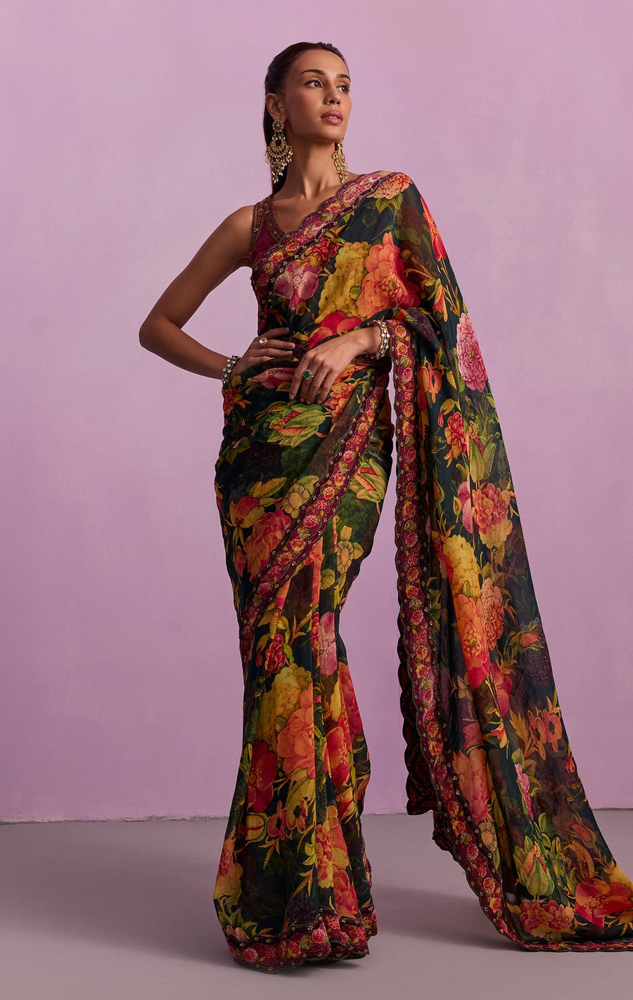 Hansika Motwani in Ruhie Saree