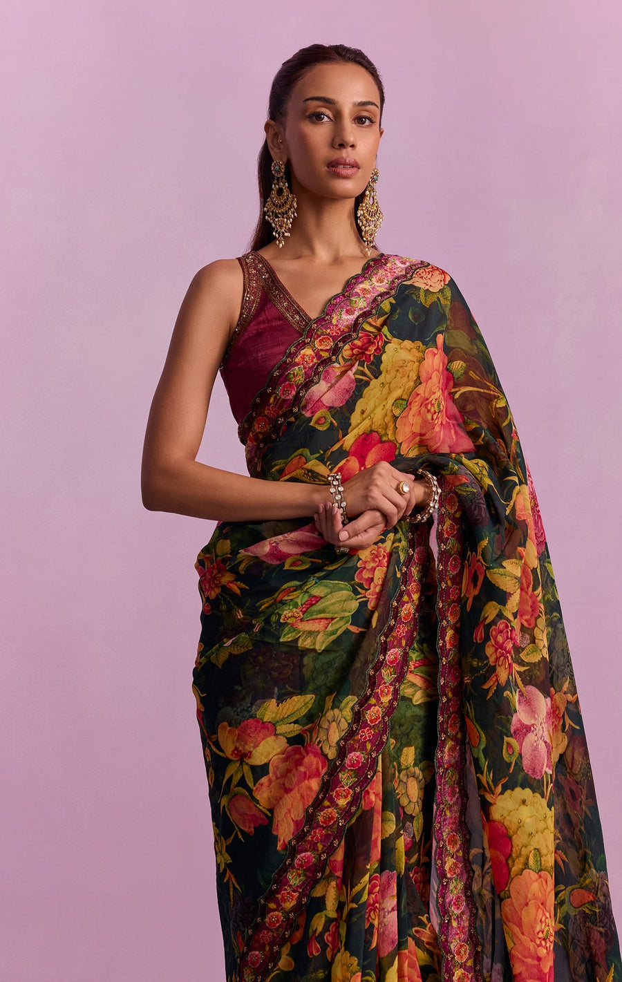 Hansika Motwani in Ruhie Saree
