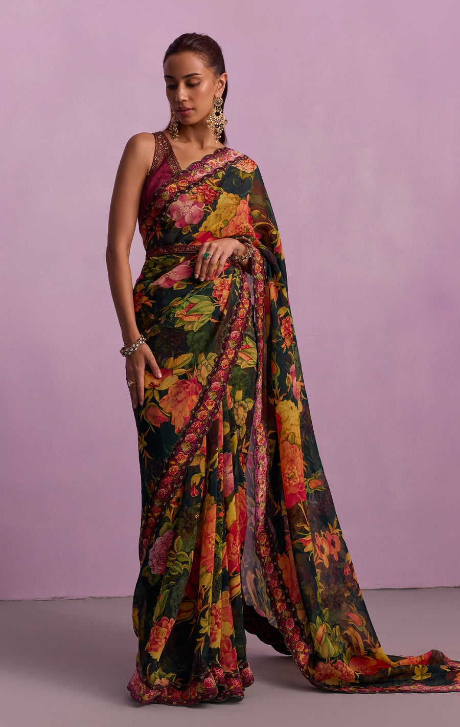 Hansika Motwani in Ruhie Saree