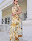 Frida Draped Saree Set